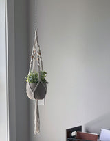 Staggered Spiral Medium Macrame Plant Hanger