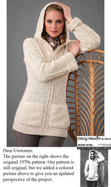 Modèle de pull à capuche pour femme