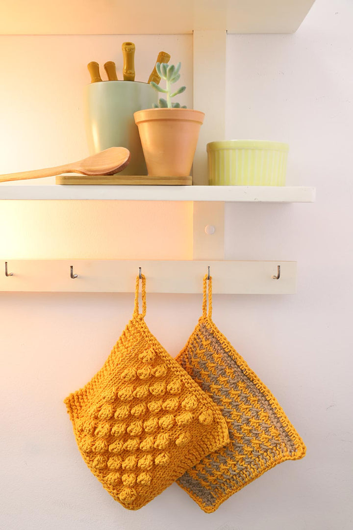 Circulo Knitting Kit Dishcloths Collection - Popcorn