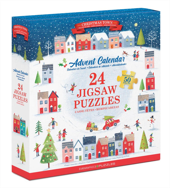 Christmas Town Advent Calendar Puzzle