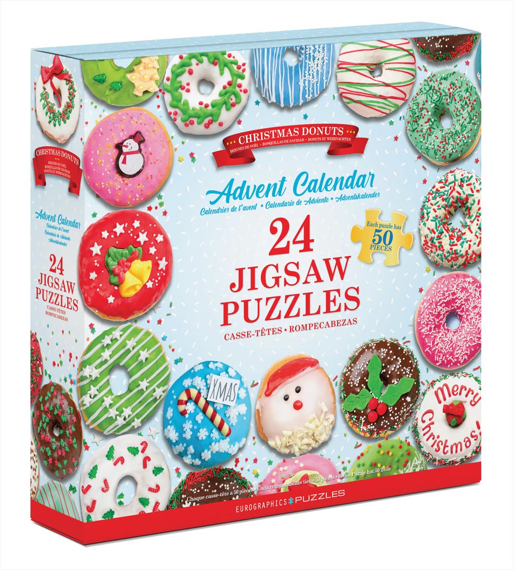 Christmas Donuts Advent Calendar Puzzle