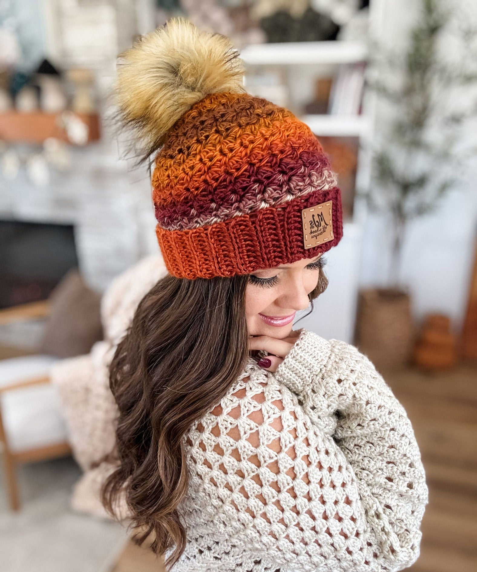 Y.A.R.N 3D CROSS SUMMER KNIT BEANIE タグ付き Chunky Suzette Beanie – Mary Maxim