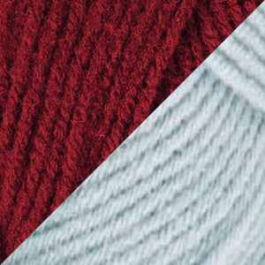 Burgundy/Light Gray
