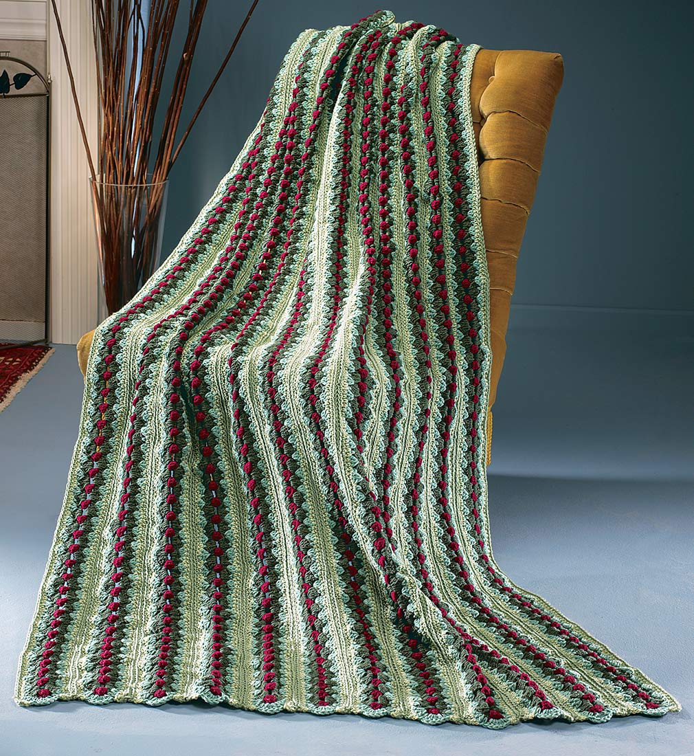 Winter Berries Afghan Pattern