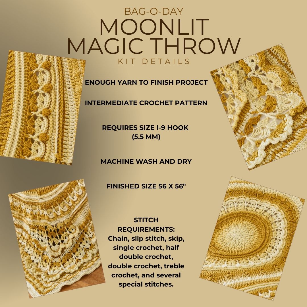 最終値下げ❗️AMERI 「MEDI CROCHET LAYEREDKNIT」 Ripple and Lace Afghan Pattern – Mary Maxim