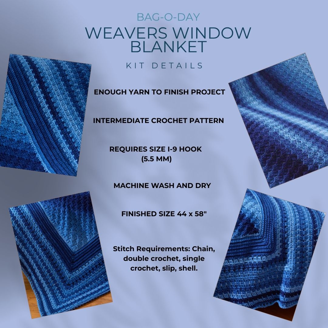 Weaver's Window Blanket – Mary Maxim