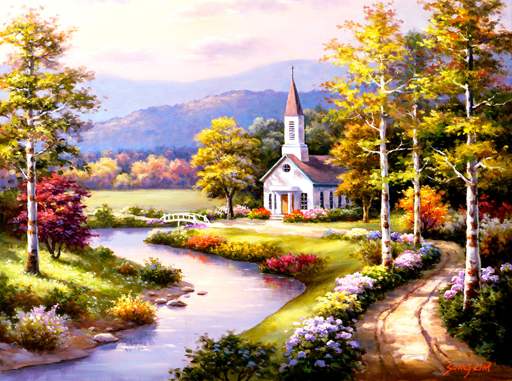 Country Chapel Jigsaw Puzzle