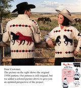 Prairie Prancers Adult Cardigan Pattern
