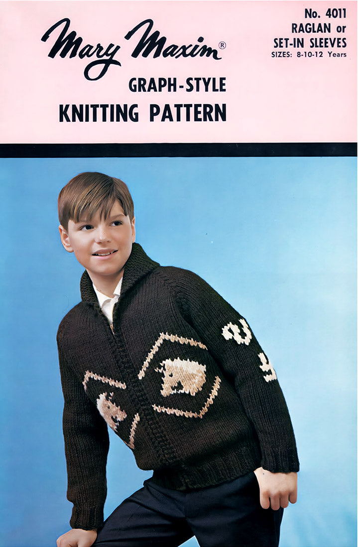 Children's Palomino Horse Cardigan Pattern – Mary Maxim