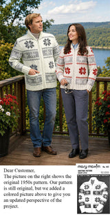 Men's Snowflake Cardigan Pattern