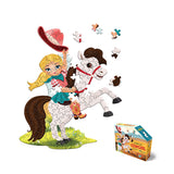 I Am Lil' Cowgirl Shaped Jigsaw Puzzle