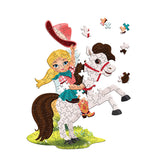 I Am Lil' Cowgirl Shaped Jigsaw Puzzle