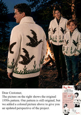 Child's Wild Duck Cardigan Pattern