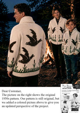 Children's Wild Duck Cardigan Pattern