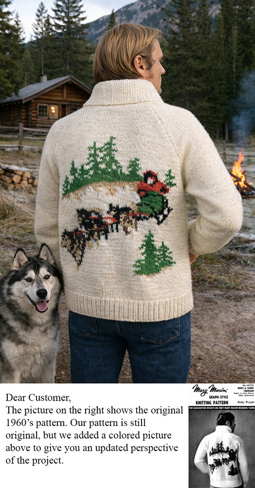 Dog Sled Cardigan Pattern