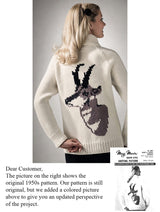 Ladies' or Youth's Antelope Cardigan Pattern