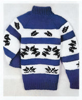 Patrón de cárdigan y toque indio para niños