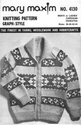 Men's or Ladies' Hiawatha Cardigan Pattern