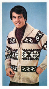 Men's or Ladies' Hiawatha Cardigan Pattern