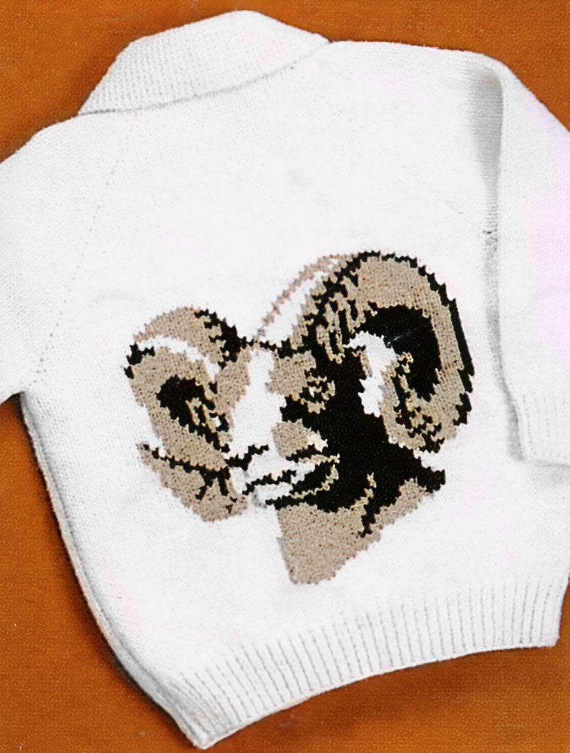 Patrón de diseño de cabeza de carnero