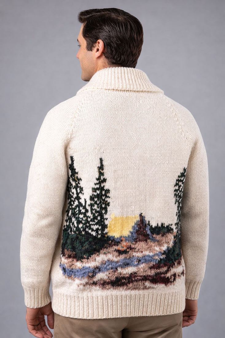 Adult Camping Cardigan Pattern – Mary Maxim