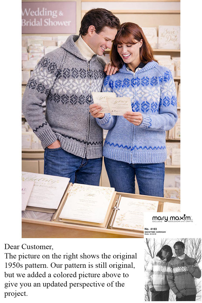 Modèle de cardigan de neige