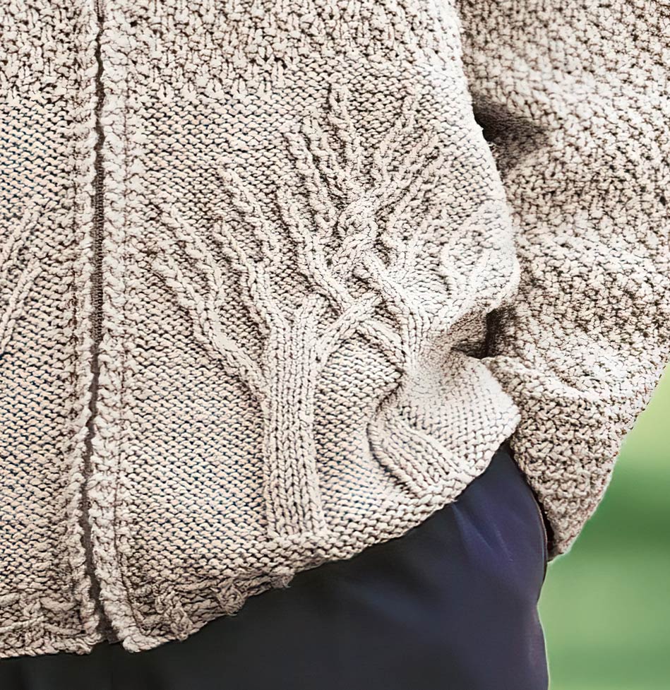 Trees of Life Jacket Pattern – Mary Maxim