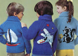 Child's Sailboat Cardigan Pattern