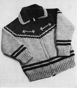 Children's Western Yoke Cardigan Pattern
