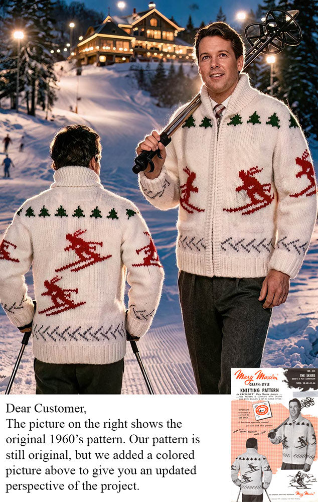 Men's Skier Cardigan Pattern