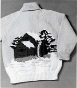 Old Mill in Winter Cardigan