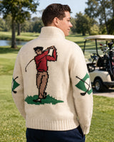 Patrón de cárdigan de golf