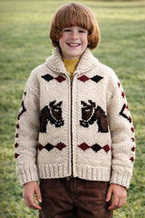 Childs' Prairie Prancers Cardigan Pattern