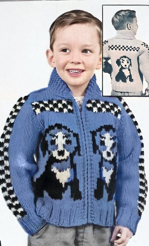 The Puppies Cardigan Pattern