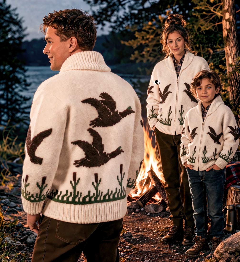 Men's or Ladies' Wild Duck Cardigan Pattern – Mary Maxim