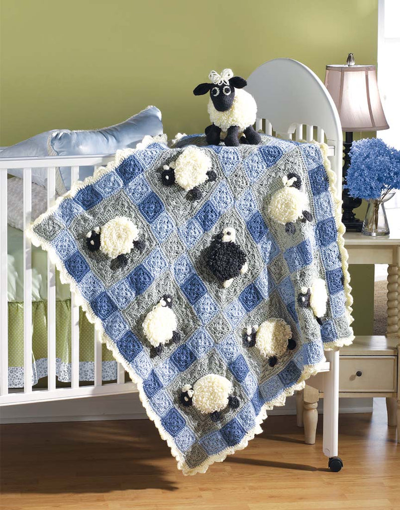 Little Lamb Blanket Crochet Kit