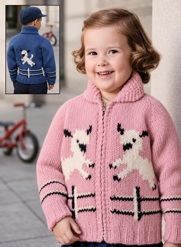 Mary's Little Lamb Cardigan Pattern – Mary Maxim