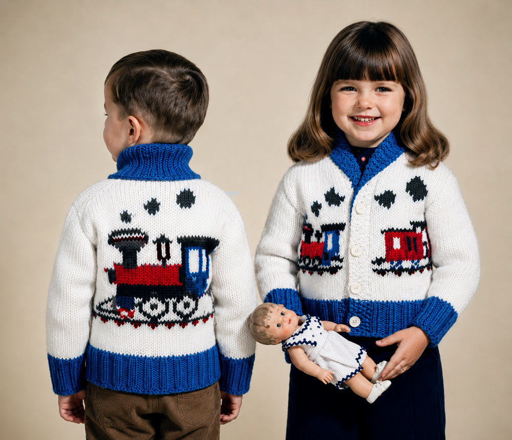 Choo Choo Train Cardigan Pattern