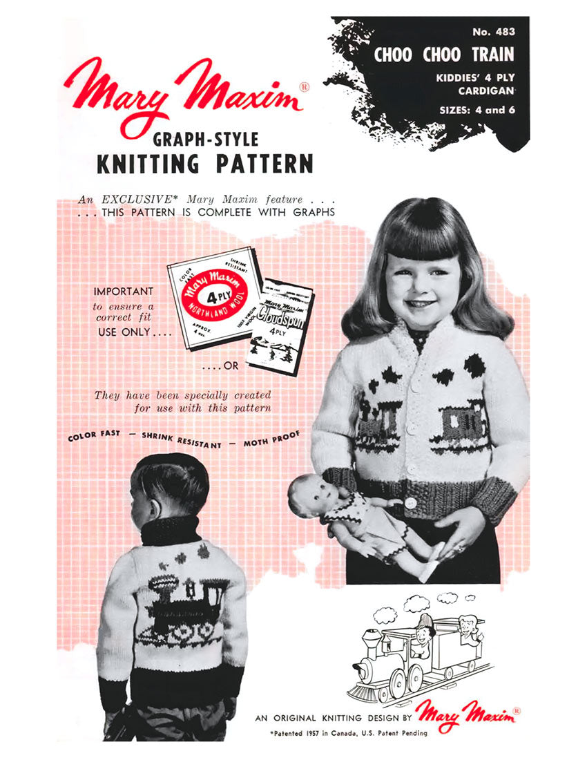 Choo Choo Train Cardigan Pattern