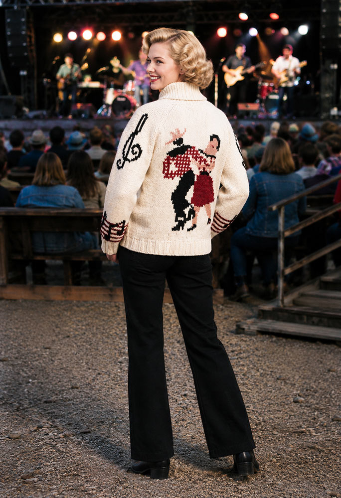 Ladies' or Youth Hoedown Cardigan Pattern – Mary Maxim