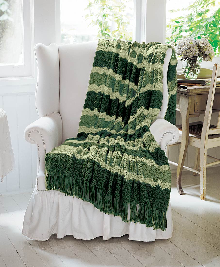 Free Waves Afghan Crochet Pattern