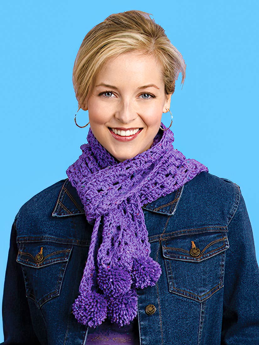 Pompom Scarf Pattern