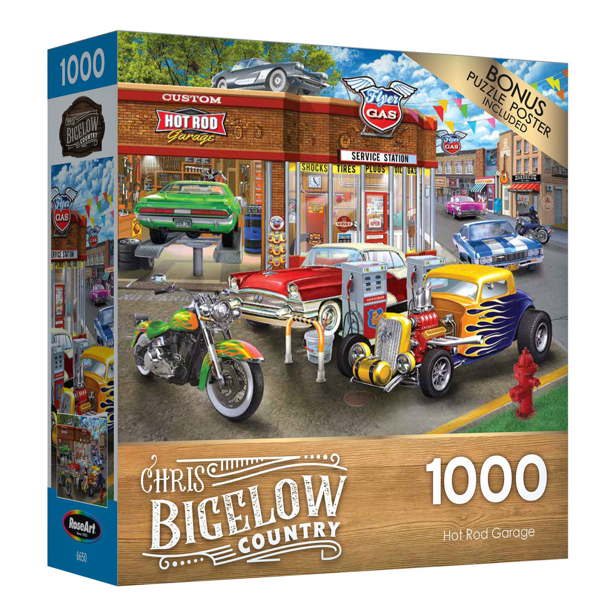 Hot Rod Garage Jigsaw Puzzle