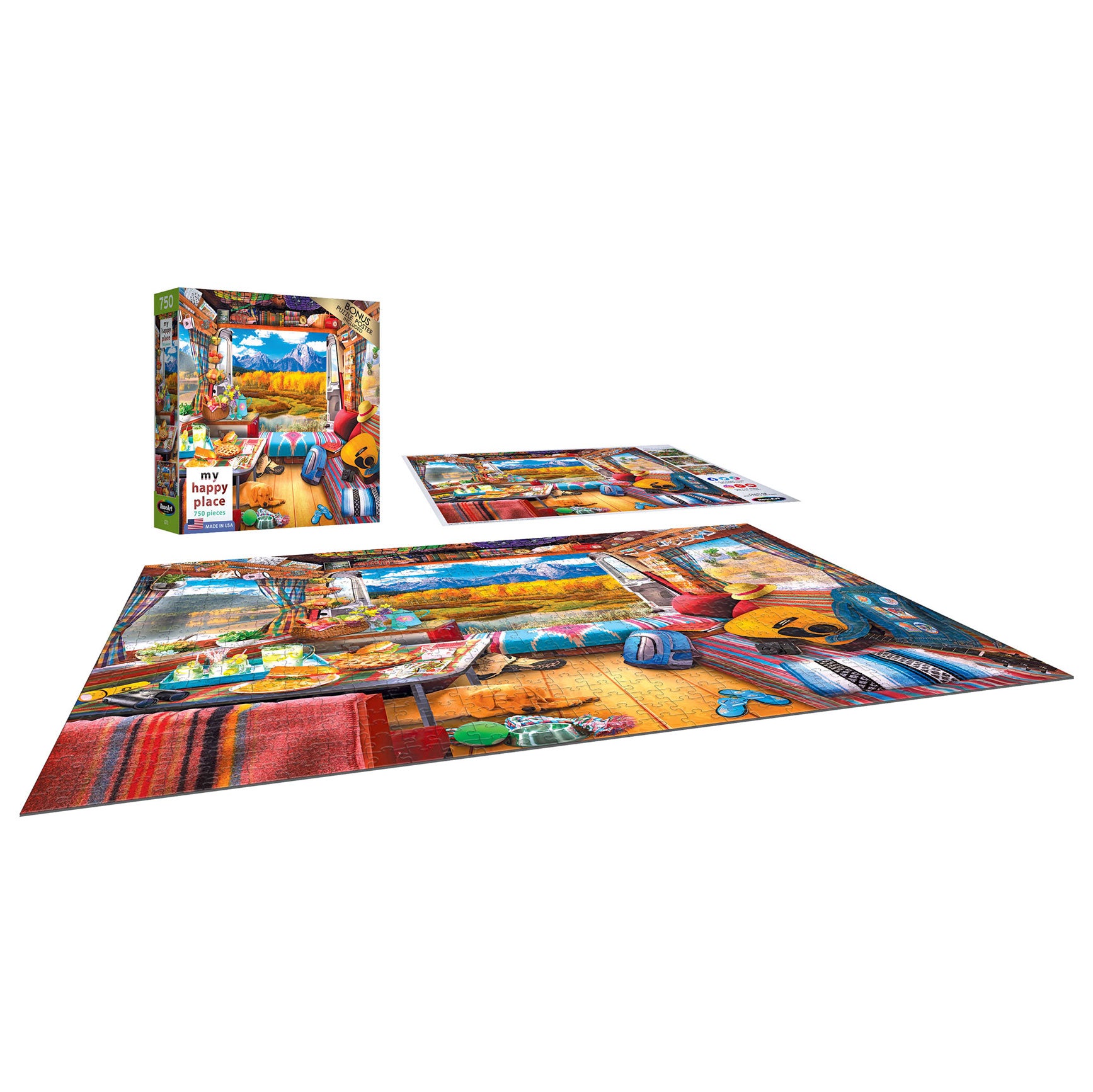 Van Life, Grand Tetons Jigsaw Puzzle – Mary Maxim