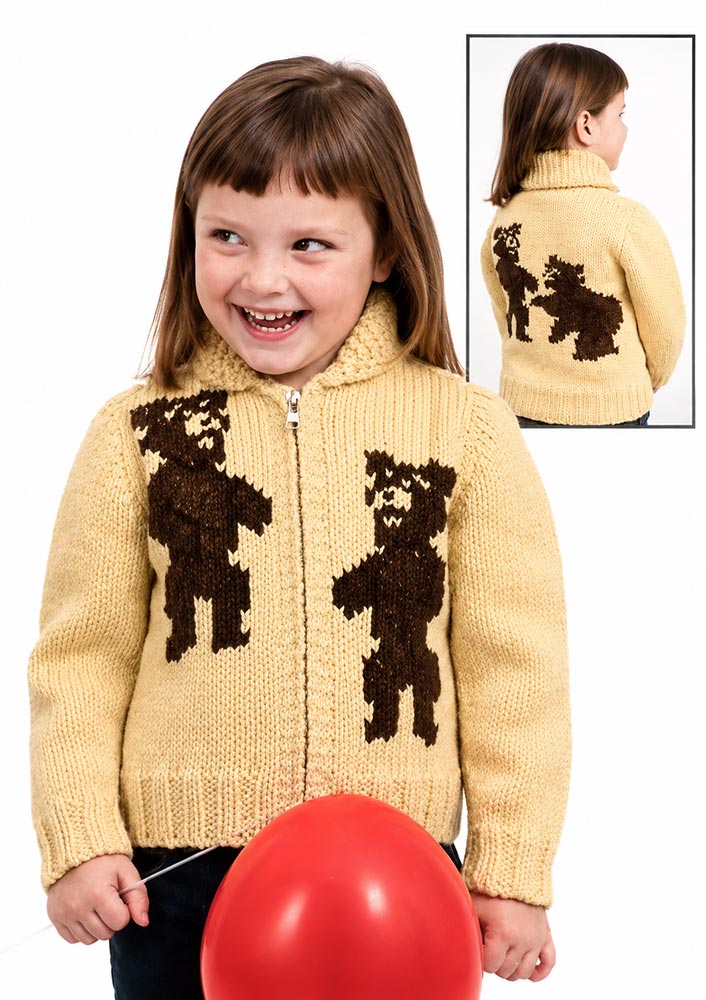 Teddy Bears Cardigan Pattern