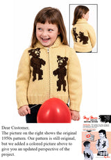 Teddy Bears Cardigan Pattern