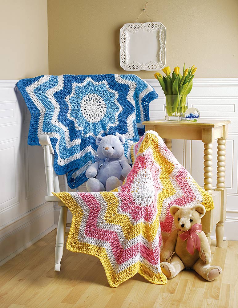 Modèle de couverture pour bébé Starburst