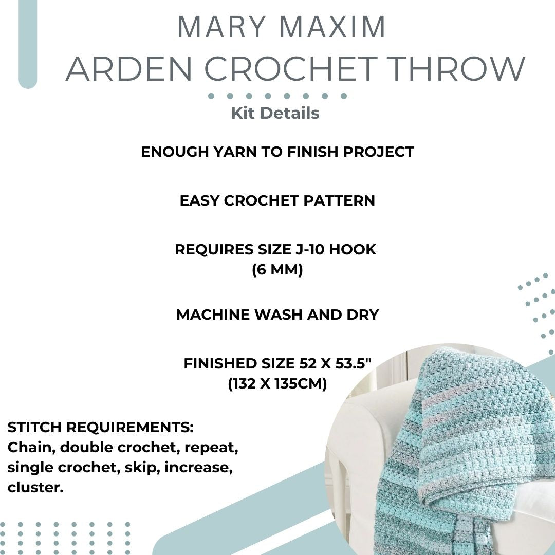 Arden Crochet Throw