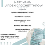Arden Crochet Throw