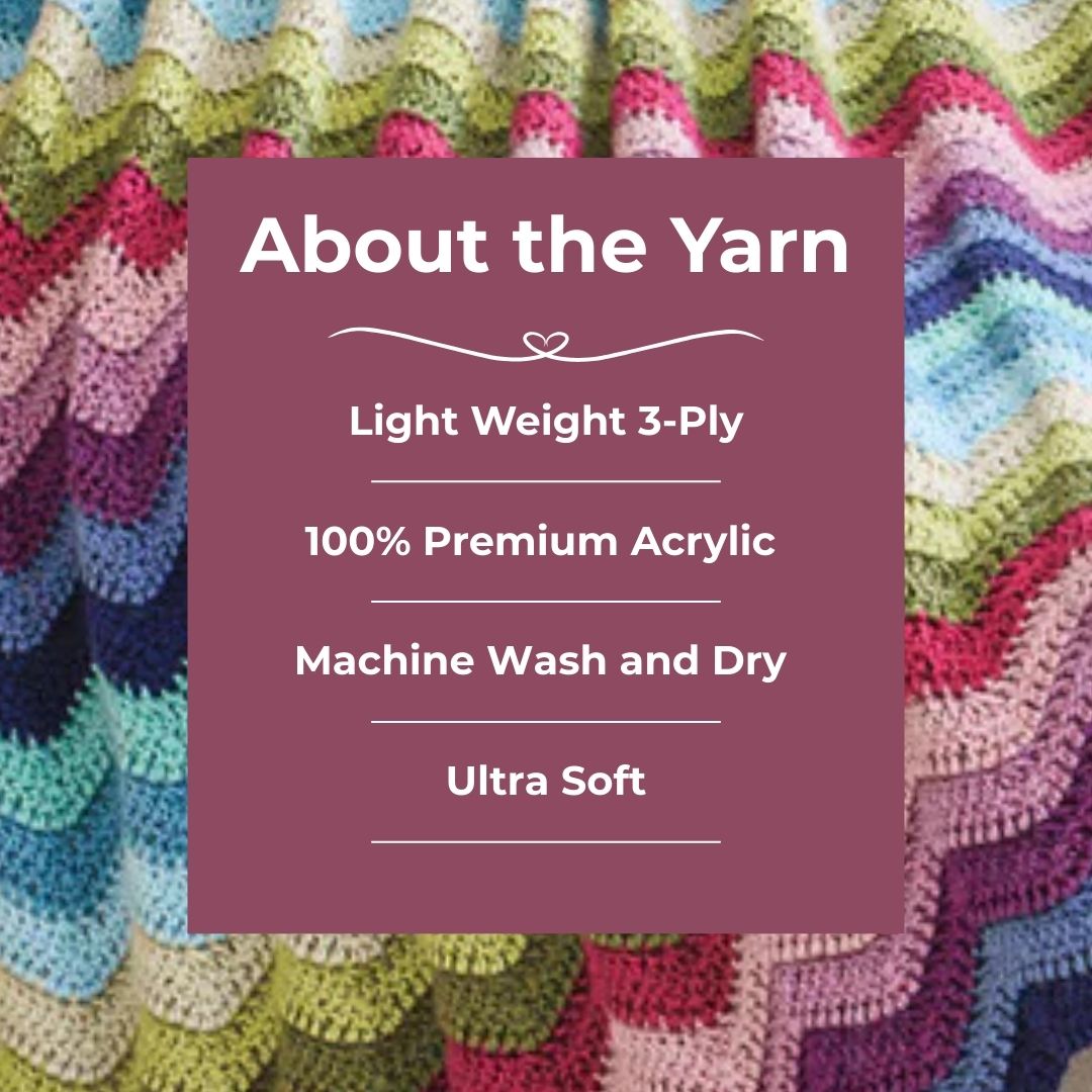 Ripple of Many Colors Crochet Kit | Mary Maxim